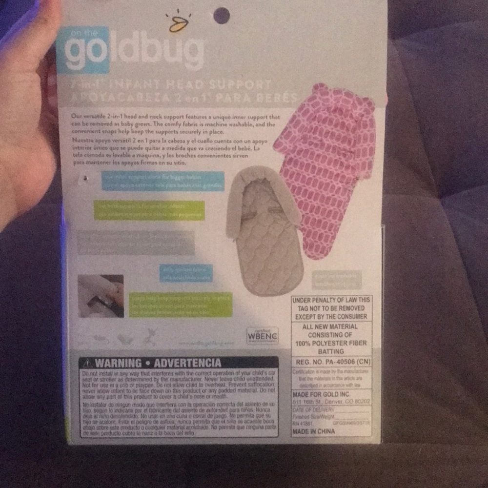 Infant head support - Picture 3 of 3